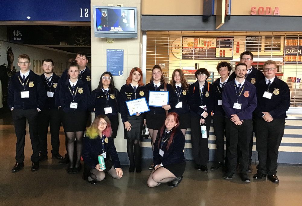 Lorain County JVS FFA Chapter members attend the 96th Annual FFA National Convention and Expo 