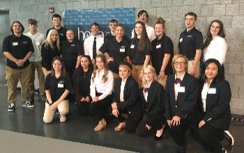 students in the Allied Health Sciences and Sports, Health & Fitness Technology programs at the HOSA Regional Competition