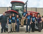 Elizabeth Berthold and students